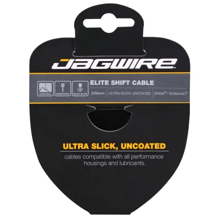 Câble de dérailleur vélo inox ultra glisse - Performance haut de gamme SRAM/Shimano - JAGWIRE