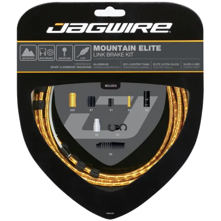 Kit de frein vélo VTT haut de gamme - Gaine articulée durable et précise - JAGWIRE