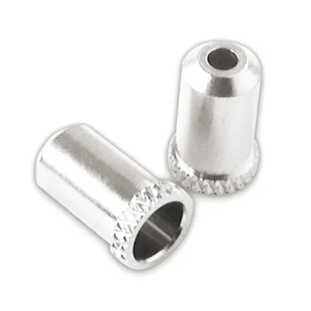 Butées de guide-câble en laiton - Lot de 50 finition chromée - JAGWIRE