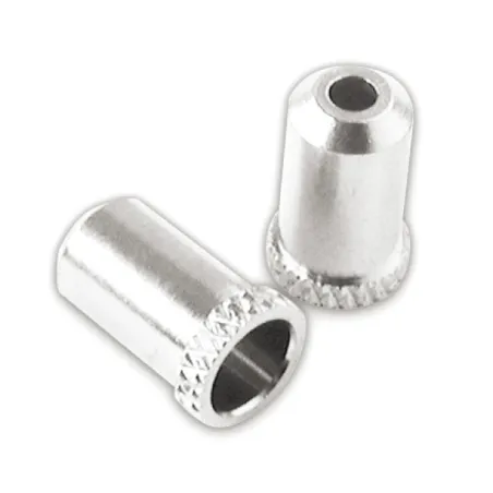 Butées de guide-câble en laiton - Lot de 50 finition chromée - JAGWIRE