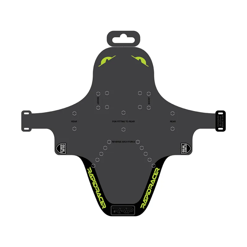 Protection de cadre vélo enduro vert fluo standard - Anti-eclats renforce VTT descente - RRP