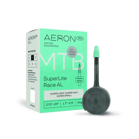 Chambre à air TPU VTT 27,5-29 pouces ultra-légère - Performance compétition valve 42mm - AERON TPU