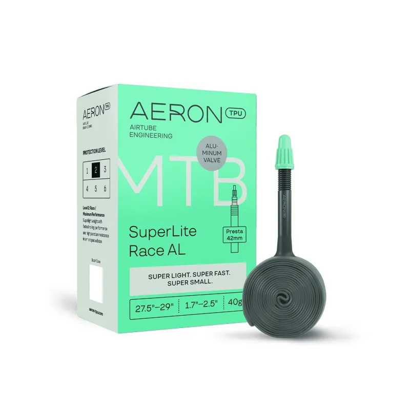 Chambre à air TPU VTT 27,5-29 pouces ultra-légère - Performance compétition valve 42mm - AERON TPU