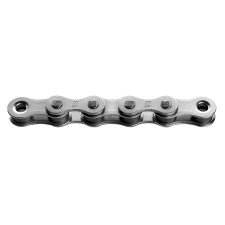Chaine velo monovitesse large argentee - Finition nickelee anti-corrosion - KMC