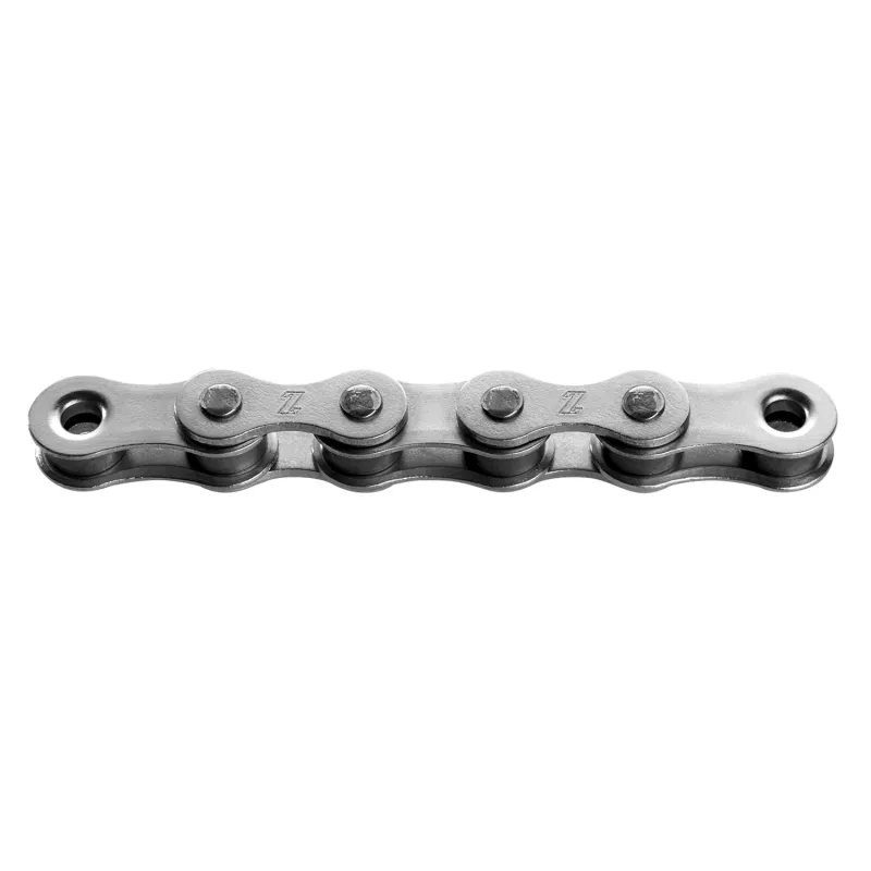 Chaine velo monovitesse large argentee - Finition nickelee anti-corrosion - KMC