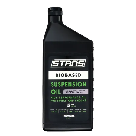 Huile de suspension vélo 5WT 1L - Formule biosourcée performante - STANS