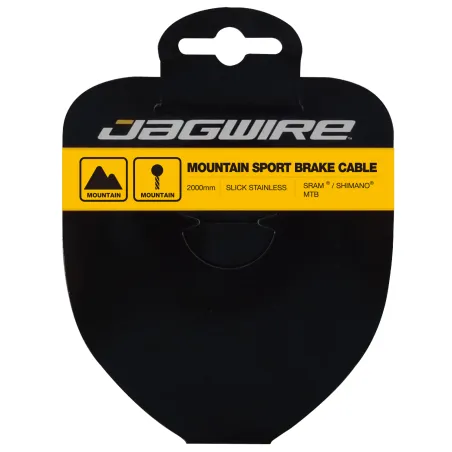 Câble de frein vélo VTT inox - Glisse renforcée compatible SRAM/Shimano - JAGWIRE