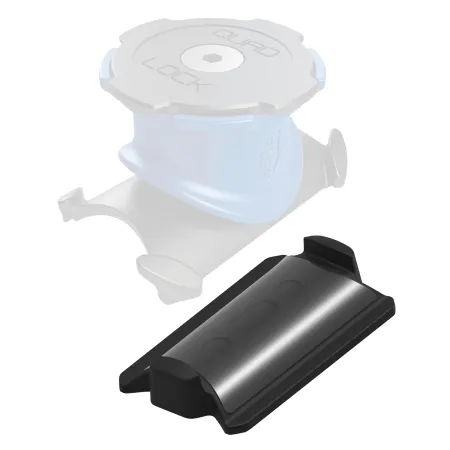 Adaptateur support telephone guidon plat vélo - Compatible cintre vélo et VTT - QUAD LOCK