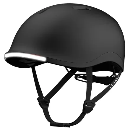 Casque vélo connecté Nyxel noir - Feux integres et visibilite nocturne - LUMOS