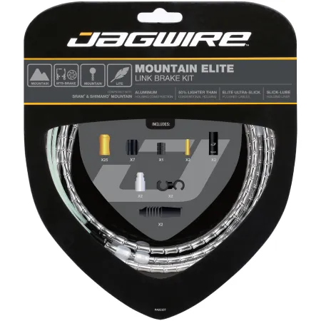 Kit de frein vélo VTT haut de gamme - Gaine articulée durable et précise - JAGWIRE