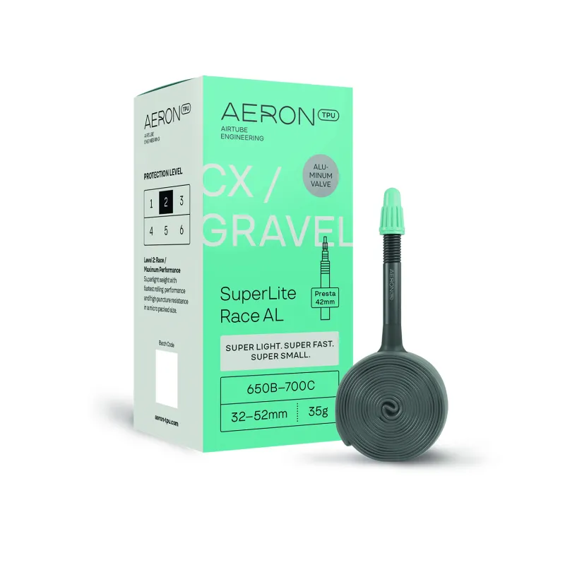Chambre à air TPU gravel et cyclocross - Légèreté performance course - AERON TPU