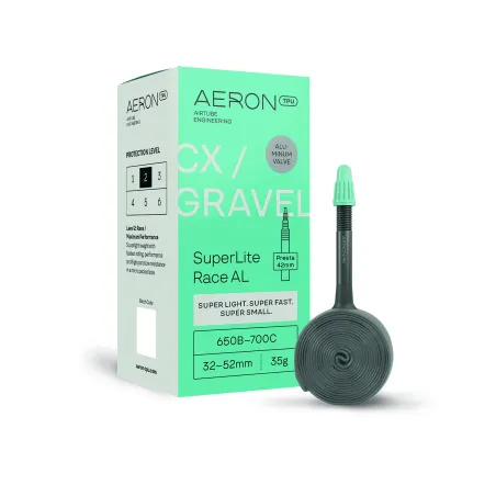 Chambre à air TPU gravel et cyclocross - Légèreté performance course - AERON TPU
