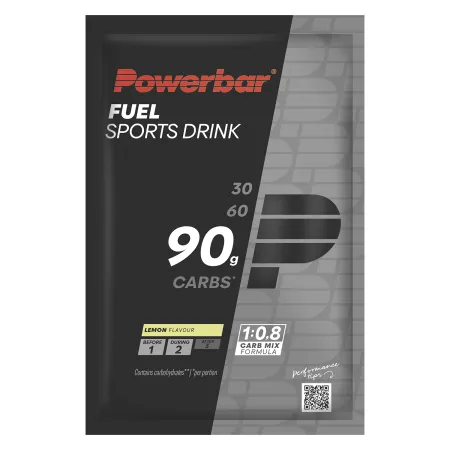 Boisson energetique cyclisme citron - Apport glucidique eleve pour longues sorties - POWERBAR