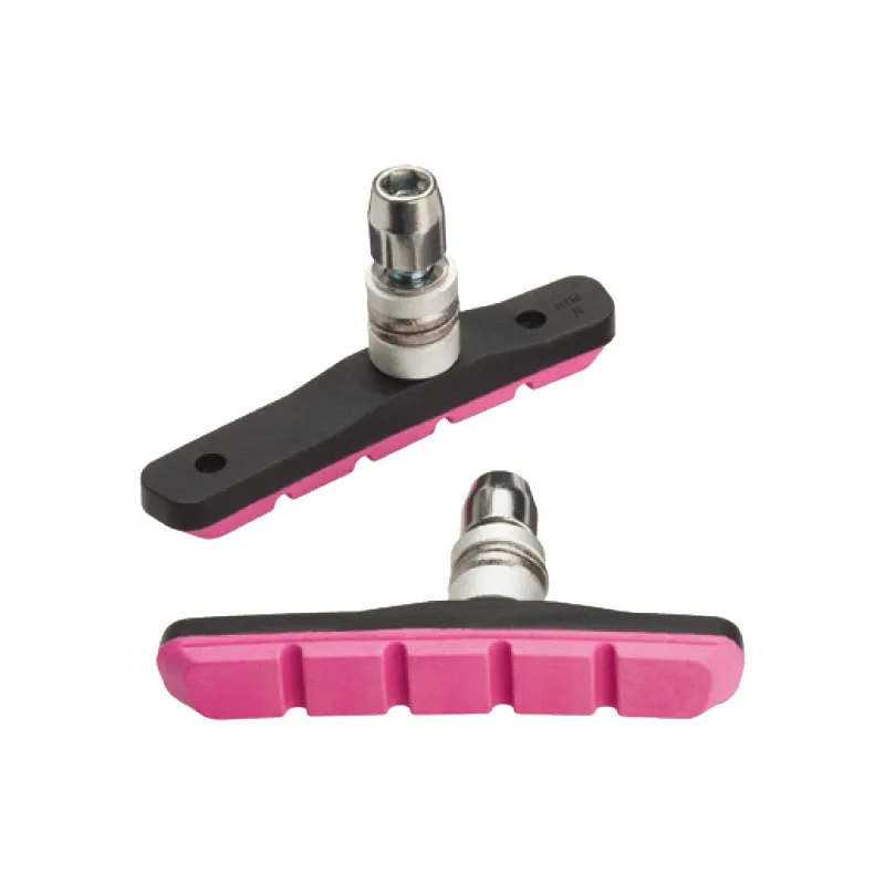 Patins de frein VTT rose - Freinage sportif fiable - JAGWIRE
