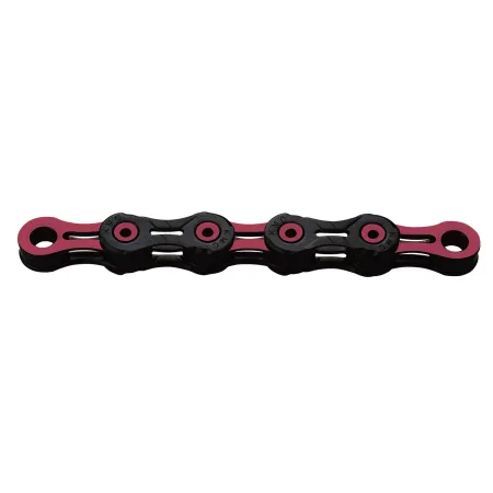 Chaine velo 11 vitesses ciree noir/rose - Revetement DLC durable - KMC