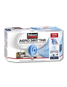 Recharge Aero 360° Pack 4 Tabs - RUBSON - Equipe Ton camping-car - 3178040677722