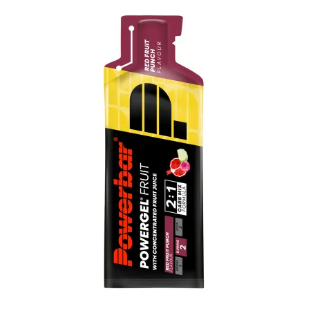 Gel energetique cyclisme fruits rouges - Energie facile a digerer boite de 24 - POWERBAR