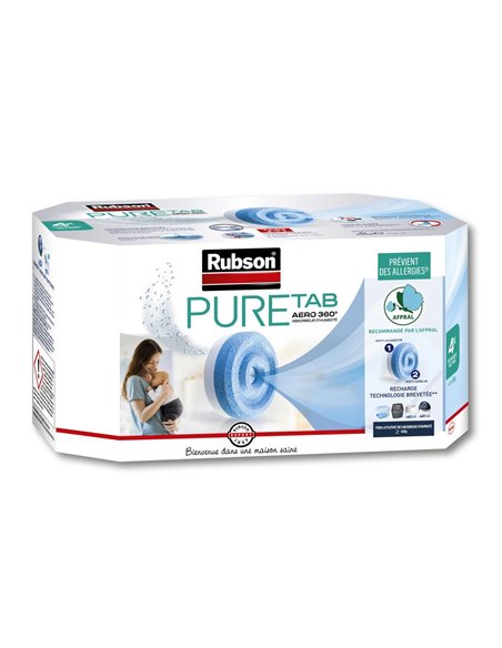 Recharge Aero 360 Pure  Tabs X4 - RUBSON - Equipe Ton camping-car - 3178040677890