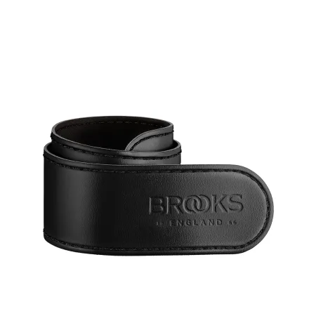 Sangle de pantalon cuir noire - Protection vêtement à vélo - BROOKS