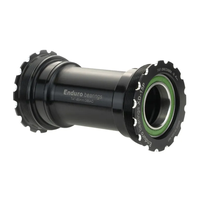 Boîtier de pédalier T47 vers axe 24mm - Roulements céramique performants - ENDURO BEARINGS