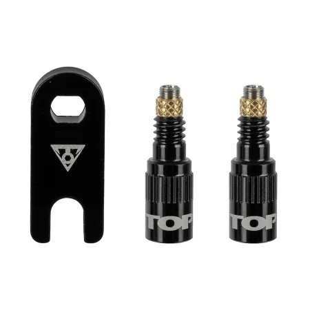 Adaptateur valve tubeless vélo - Gonflage rapide compatible pompe - TOPEAK
