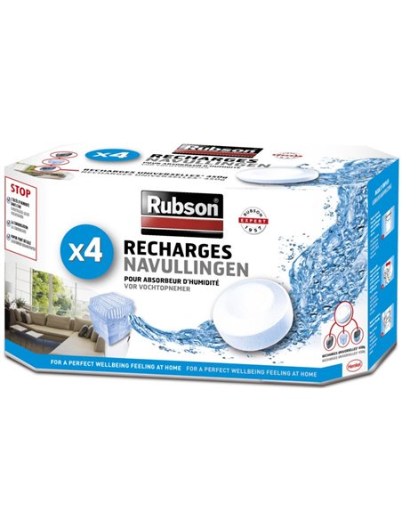 Recharge Basic 20m²  Pack 4 Tabs - RUBSON - Equipe Ton camping-car