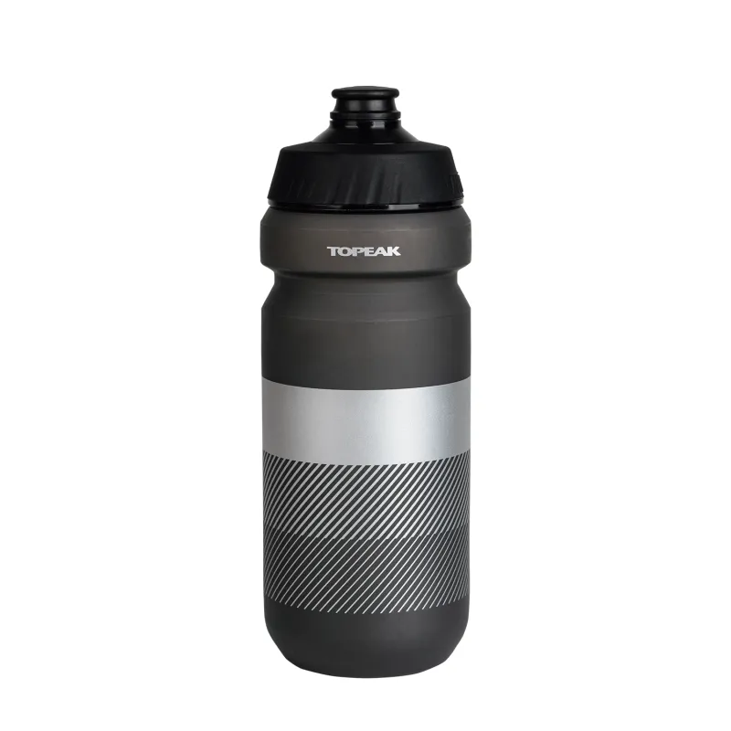 Bidon vélo 650ml coloris noir - Hydratation légère pour cyclistes - TOPEAK