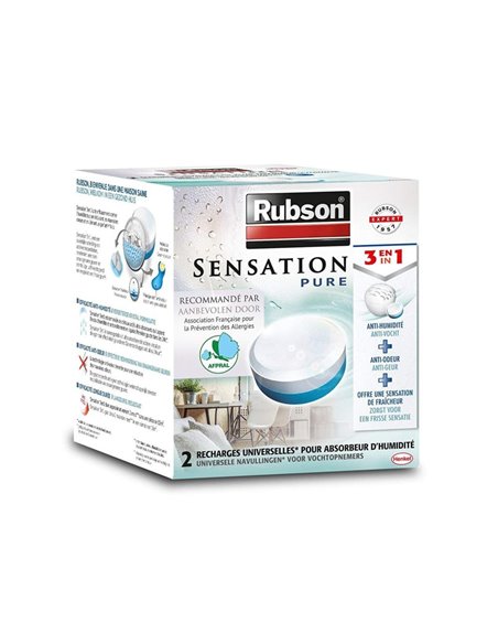 Recharge Sensation Aroma Neutre X2 - RUBSON - Equipe Ton camping-car
