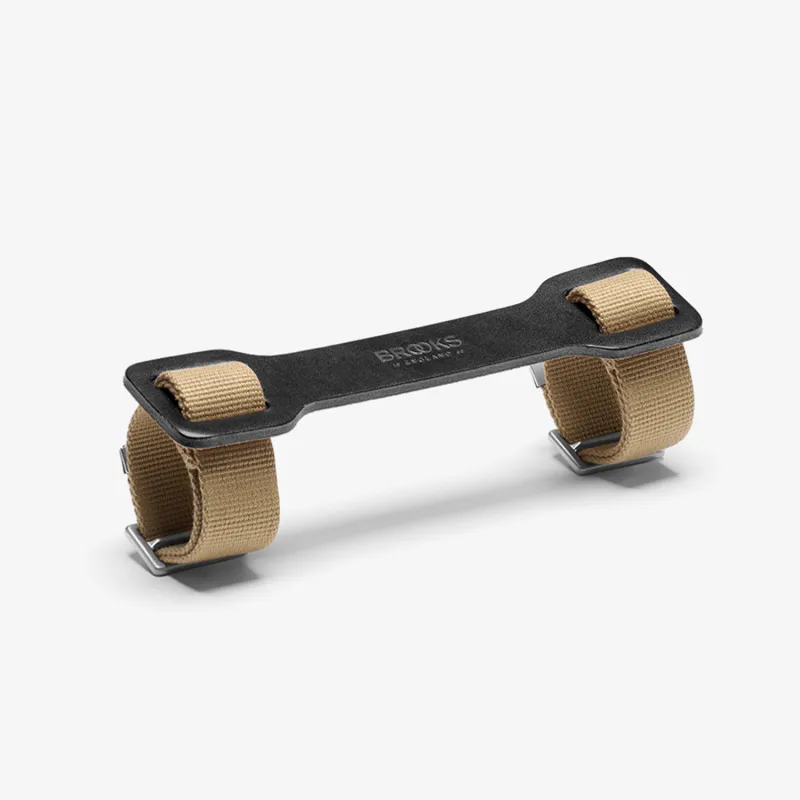 Sangle de transport velo en cuir noir - Fixation robuste et elegante - BROOKS