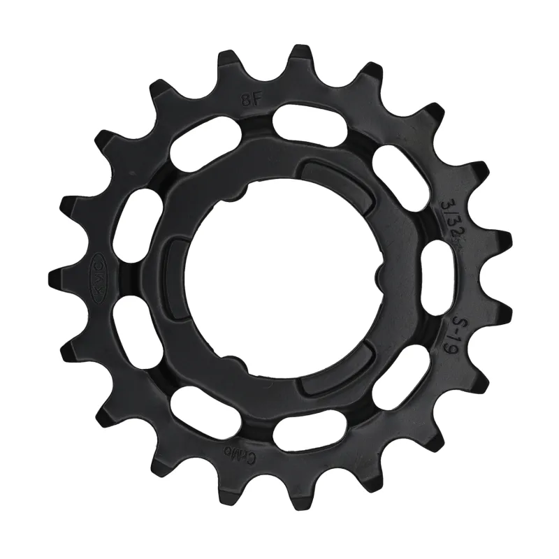 Pignon fin de vélo 19 dents - Compatible transmission Shimano - KMC