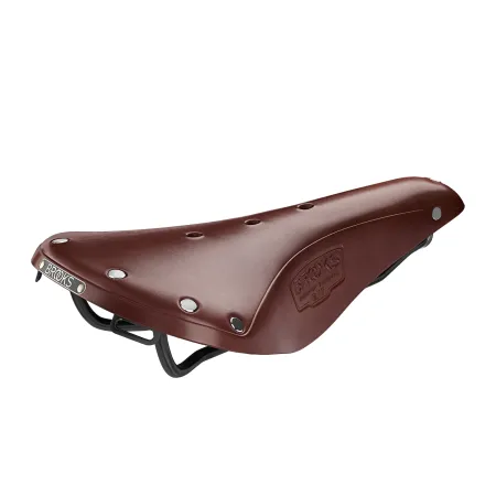 Selle vélo en cuir naturel marron - Confort longue distance cycliste - BROOKS