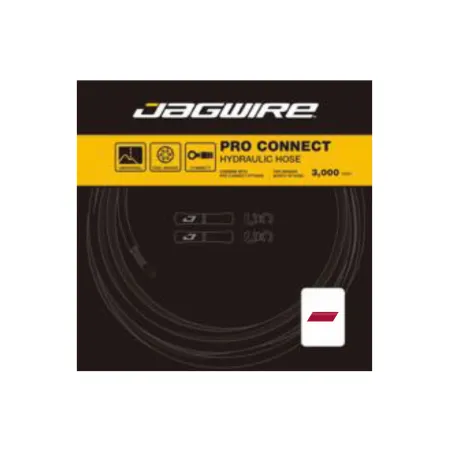 Durite hydraulique frein vélo rouge baie - Connexion rapide freinage fiable - JAGWIRE