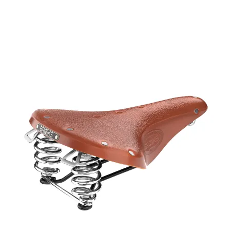 Selle vélo en cuir miel - Confort randonnée et route - BROOKS