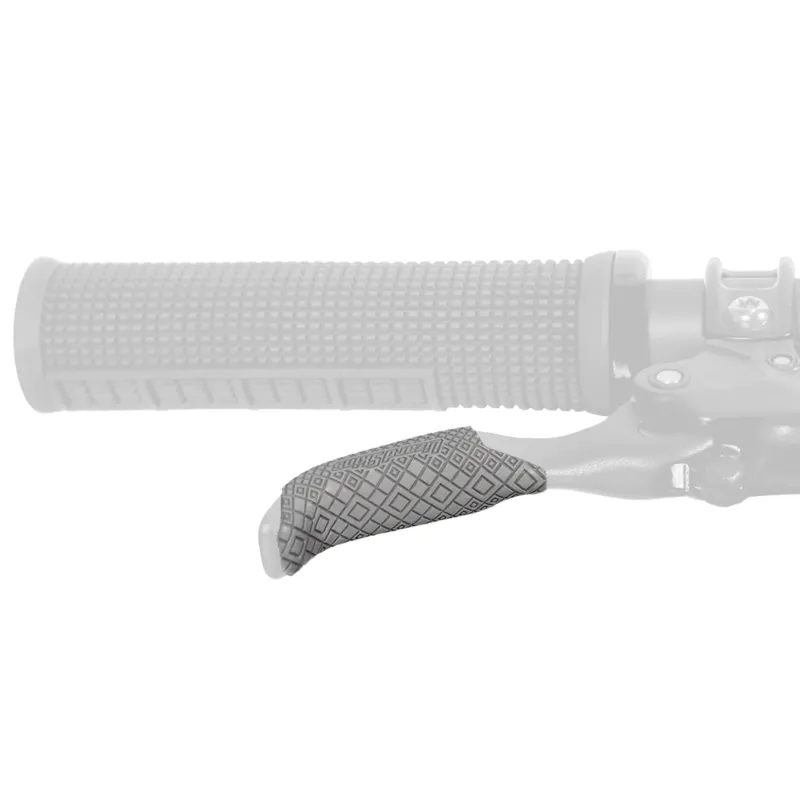 Revetement de levier vélo gris - Meilleure prise en main freinage - LIZARD SKINS