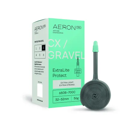 Chambre à air TPU gravel et cyclocross légère - Protection anti-crevaison renforcée - AERON TPU