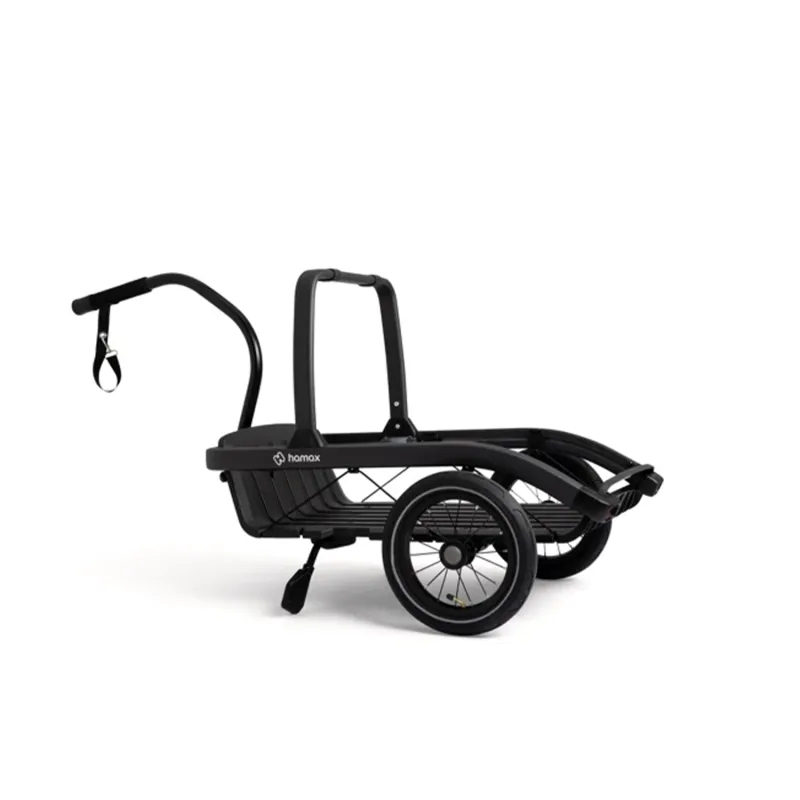 Porte-bagages haut velo noir - Compatible siege enfant Venture - HAMAX