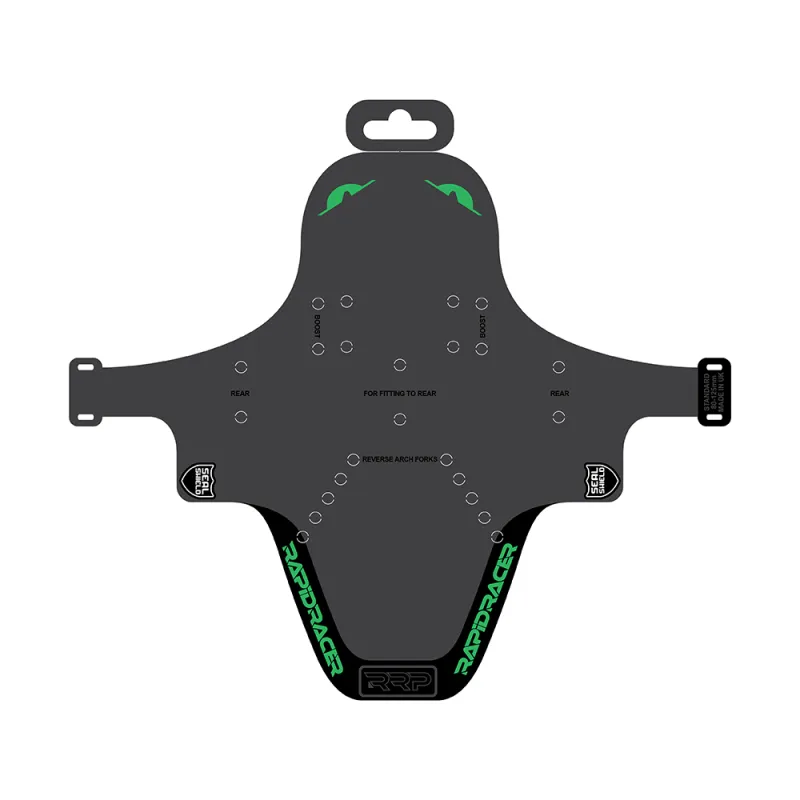 Protection de cadre vélo enduro vert standard - Anti-eclats renforce VTT descente - RRP