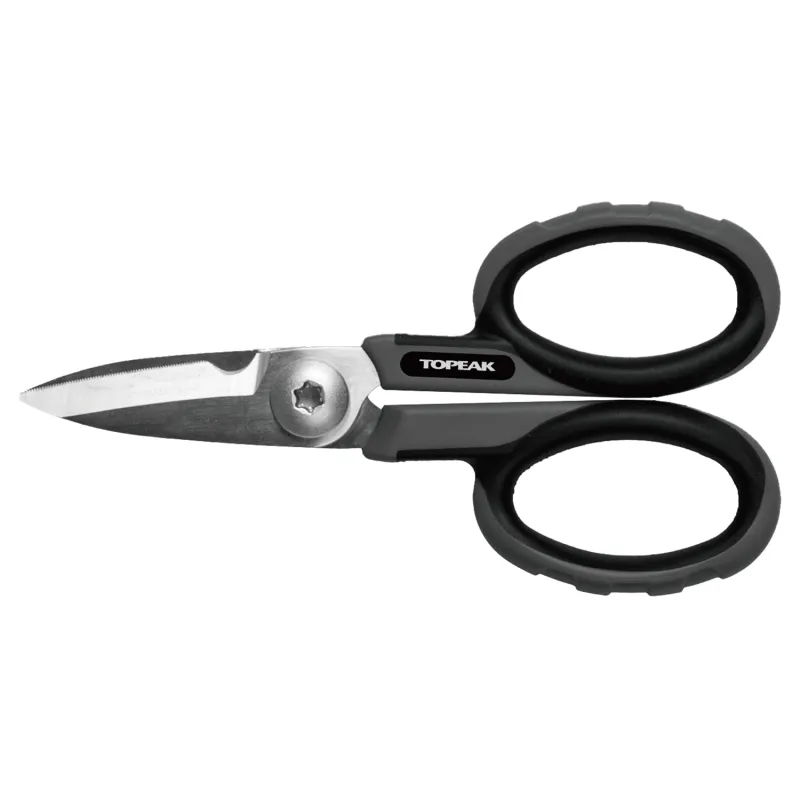 Ciseaux électricien pour câbles vélo 5,5 pouces - Coupe nette et précise - TOPEAK