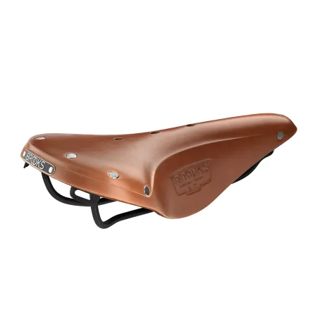 Selle vélo cuir étroite miel - Confort sportif profilé - BROOKS