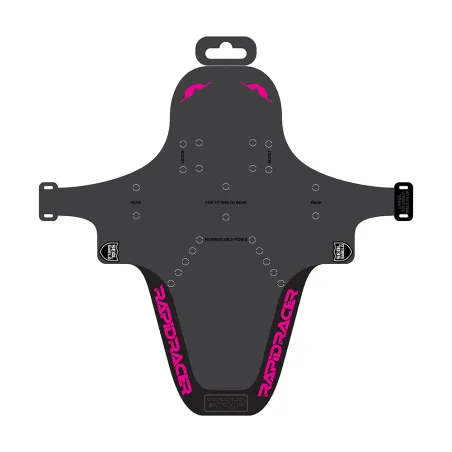 Protection de cadre vélo enduro magenta grand format - Anti-eclats renforce VTT descente - RRP
