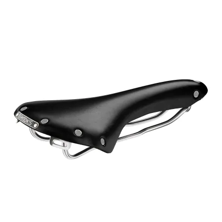 Selle vélo cuir profilée noire - Confort sportif et élégance - BROOKS