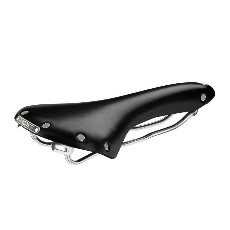 Selle vélo cuir profilée noire - Confort sportif et élégance - BROOKS