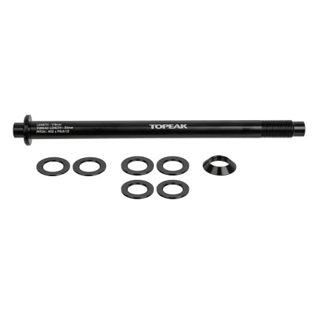 Axe traversant porte-bagage vélo - Compatible filetage DT Syntace 1,0mm - TOPEAK
