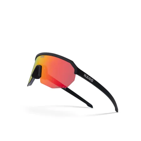Lunettes de vélo Helbo noir mat - Protection solaire confort cycliste - NAOS