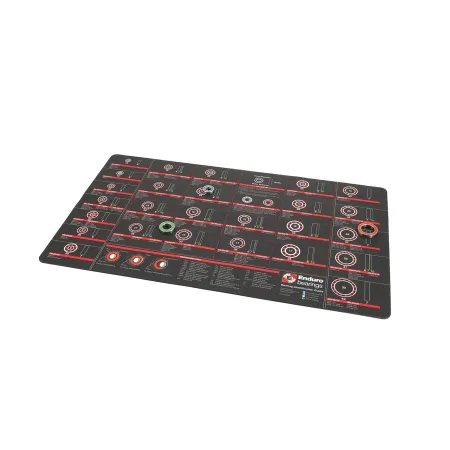 Tapis d'atelier identification roulements vélo - Organisation pratique en atelier - ENDURO BEARINGS