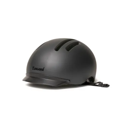Casque vélo urbain noir taille L - Protection légère et design rétro - THOUSAND