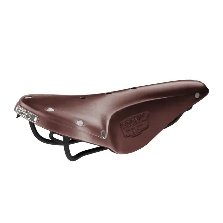 Selle vélo cuir étroite marron - Confort sportif profilé - BROOKS