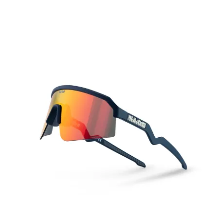 Lunettes de vélo Ziris bleu mat - Protection solaire confort cycliste - NAOS