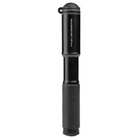 Mini-pompe vélo haute pression coloris noir - Gonflage rapide et efficace - TOPEAK