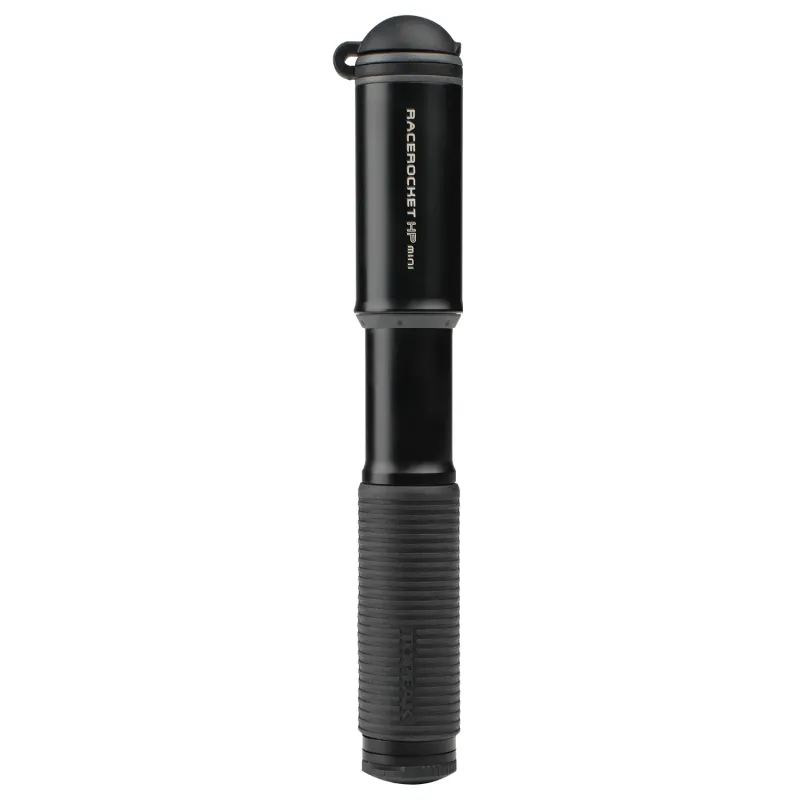 Mini-pompe vélo haute pression coloris noir - Gonflage rapide et efficace - TOPEAK